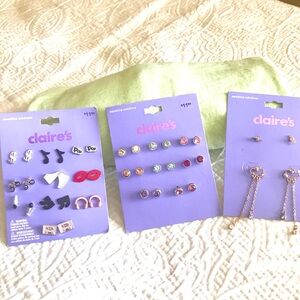 FREE 🌟Claire's Earring Sets NEW🌟FREE with a Purchase🌟🌟🥳
